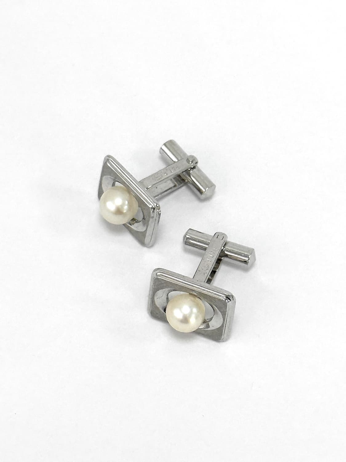 Silver900 Vintage Pearl Cufflinks 상품이미지1
