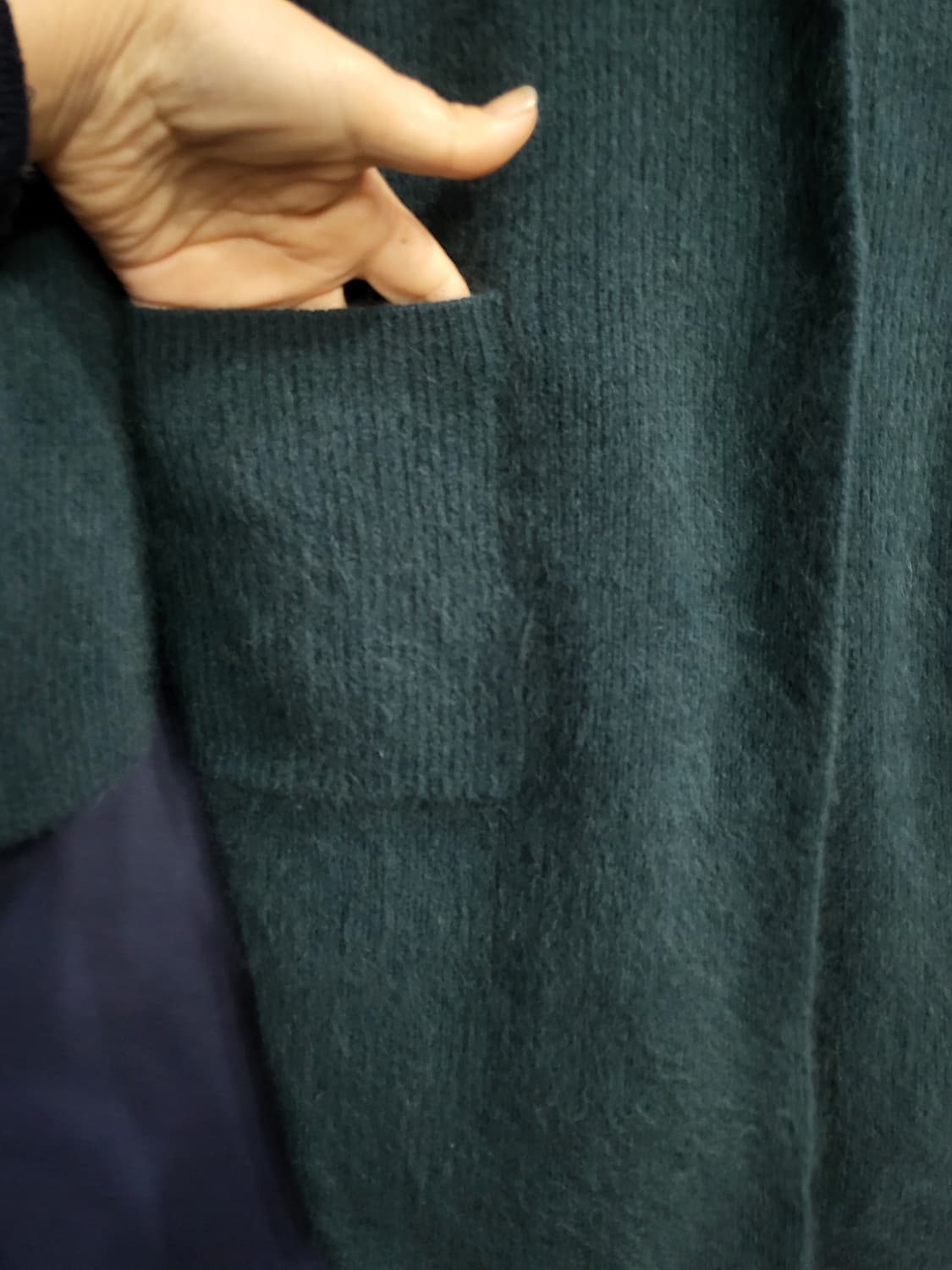 LBL 너구리털100% 가디건 상품이미지4