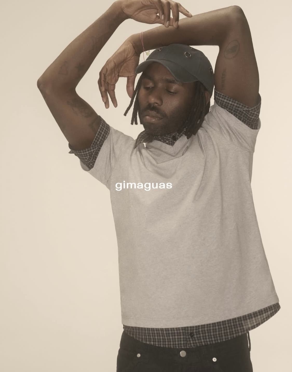 [S,M,XL]기마구아스 Mauri 레이어드 폴로 셔츠/그레이 상품이미지6