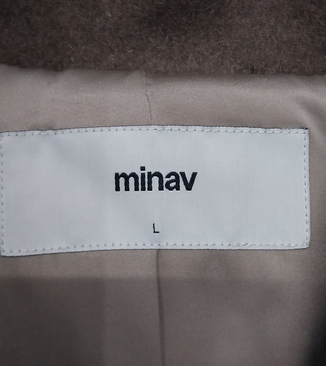 minav 엠버서더 울 소모 크롭 자켓 L 상품이미지4