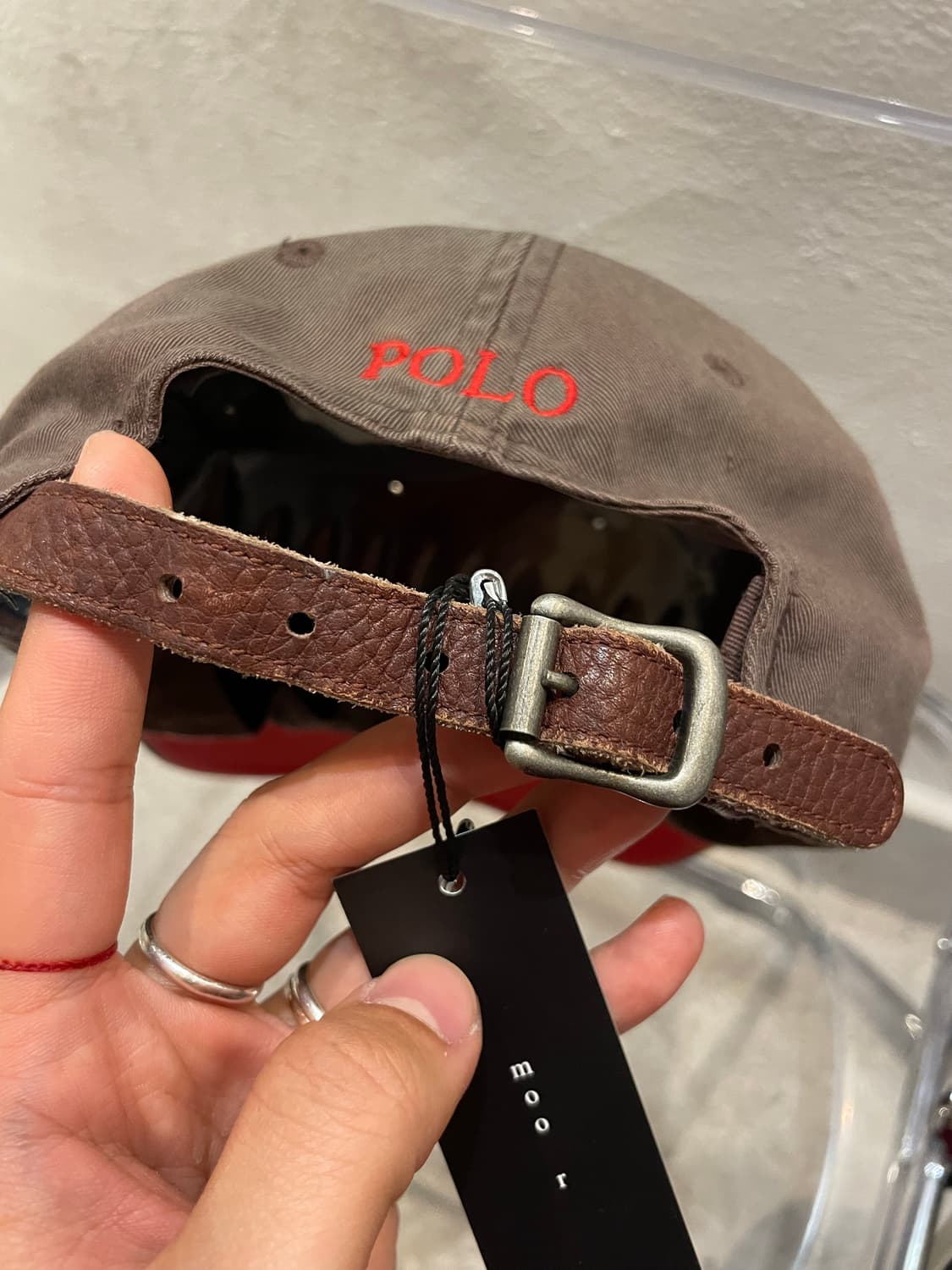 Polo Ball Cap Brown 상품이미지5