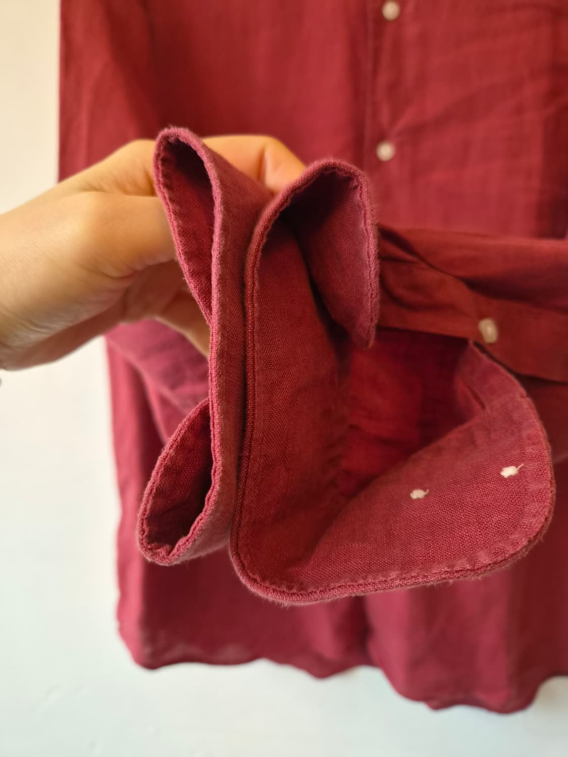 마시모뚜띠 남성 린넨긴팔셔츠 M사이즈 상품이미지5