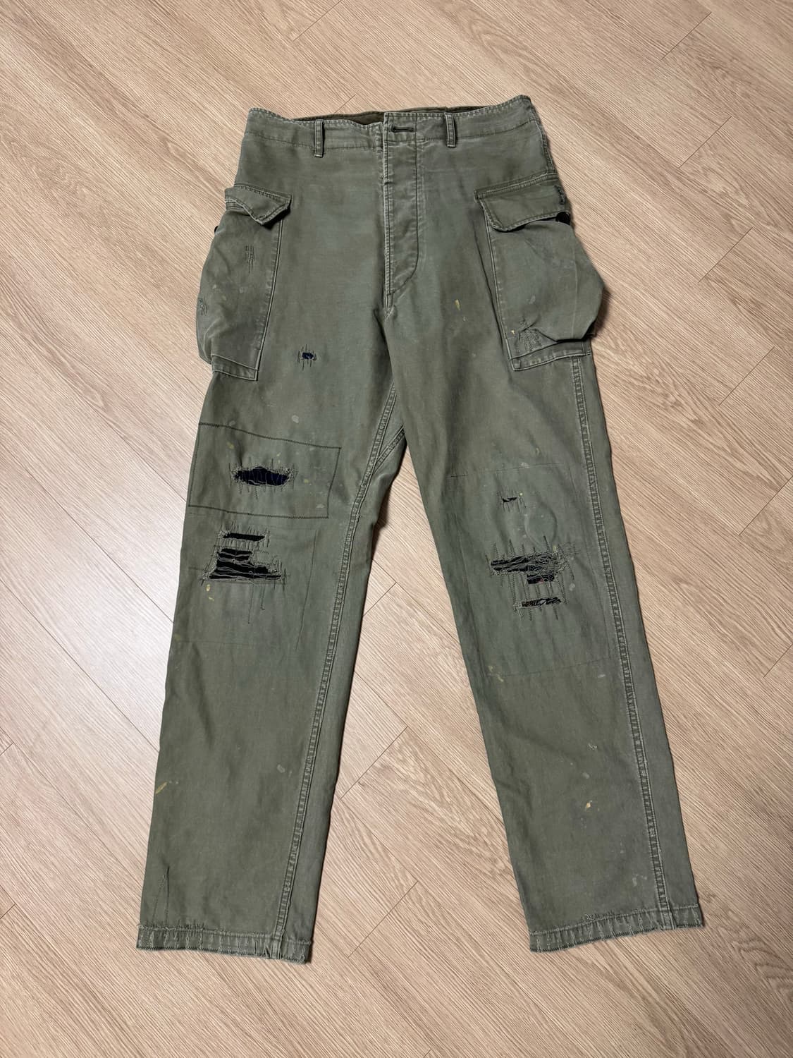 비즈빔 visvim 19aw veterans pants crash 베테랑 상품이미지3