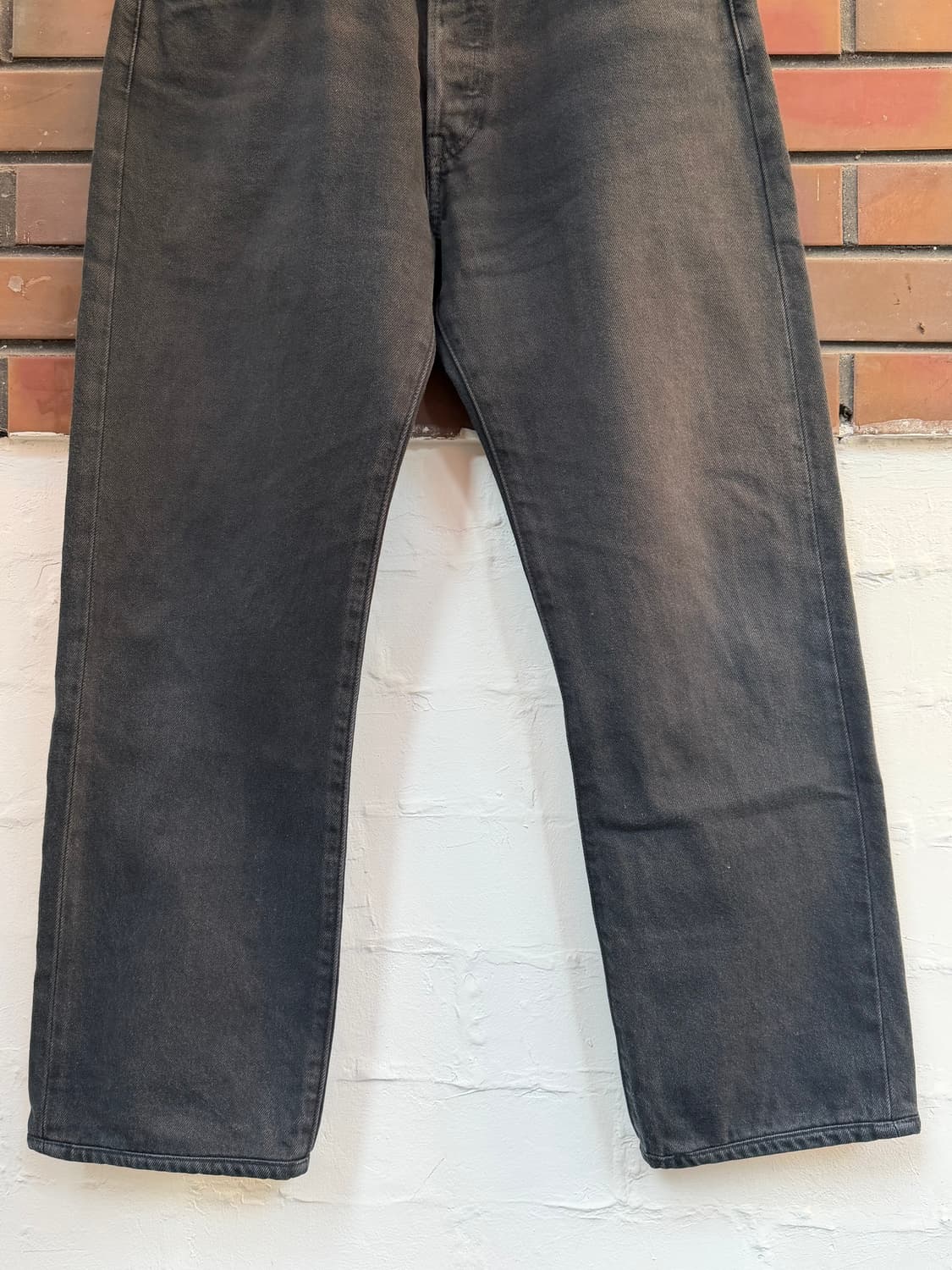 Levis 501 리바이스 흑청 블랙 데님 진 33x32 상품이미지3
