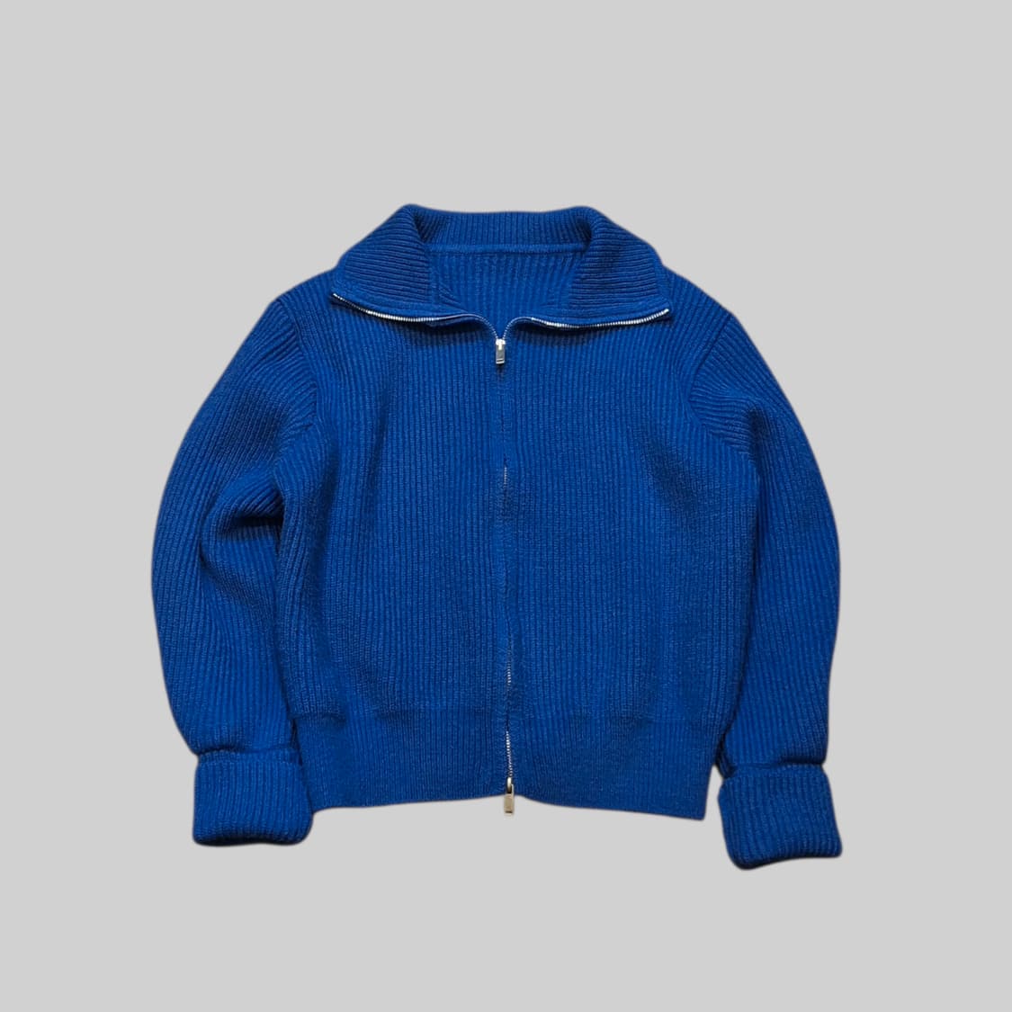 여성-FREE 블루 집업니트 상품이미지1