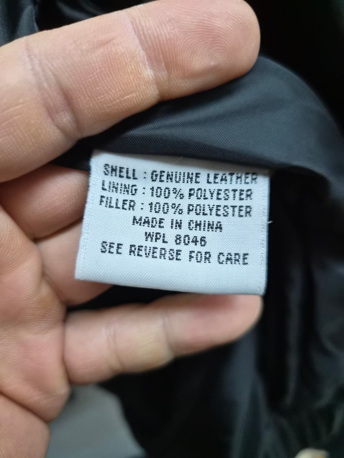 L/105) 새빌로우 빈티지 레더자켓 팝니다 상품이미지5