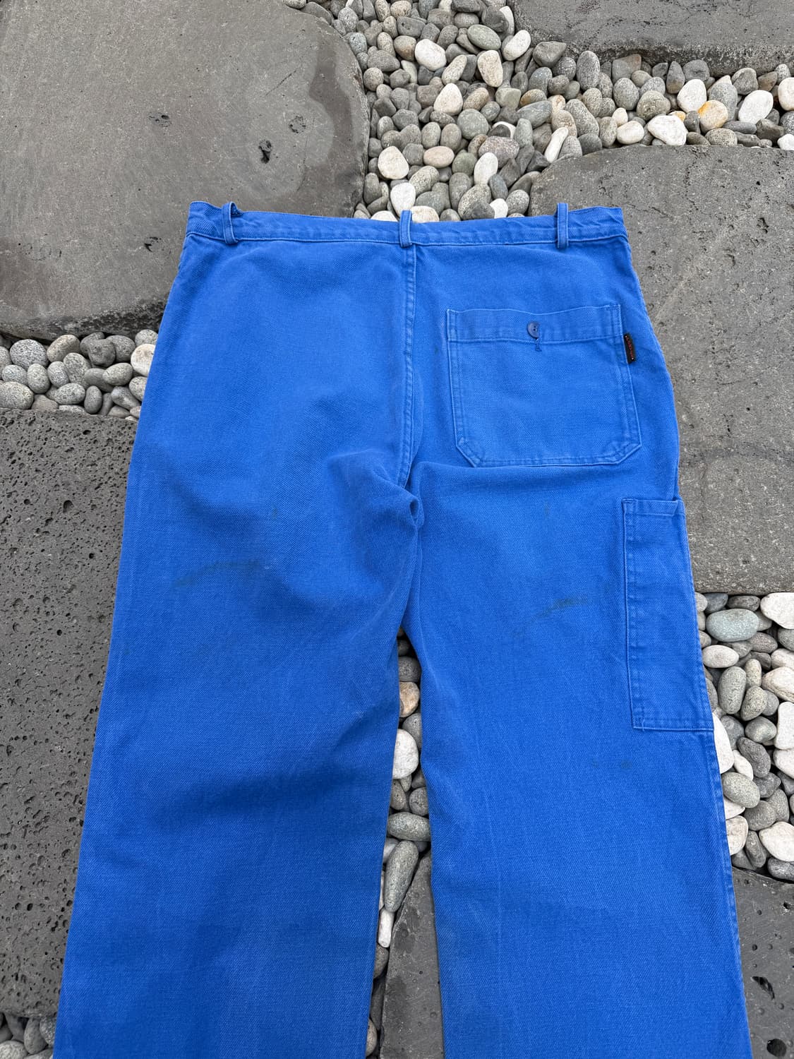 OLD VINTAGE WASHED BLUE FRENCH 프렌치 워크팬츠 상품이미지7
