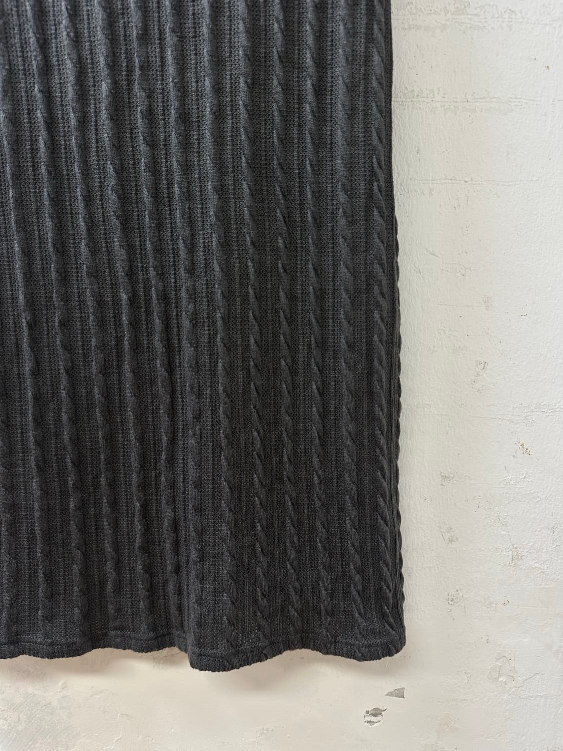 일본빈티지 꽈배기 케이블 니트 스커트 상품이미지5