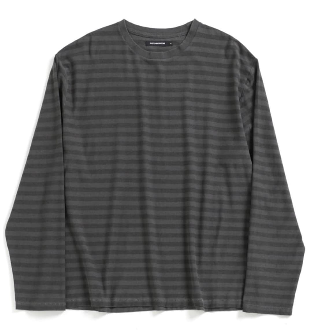 [4(L)] 해칭룸 티셔츠 vtg stripe tee dyed grey 상품이미지1