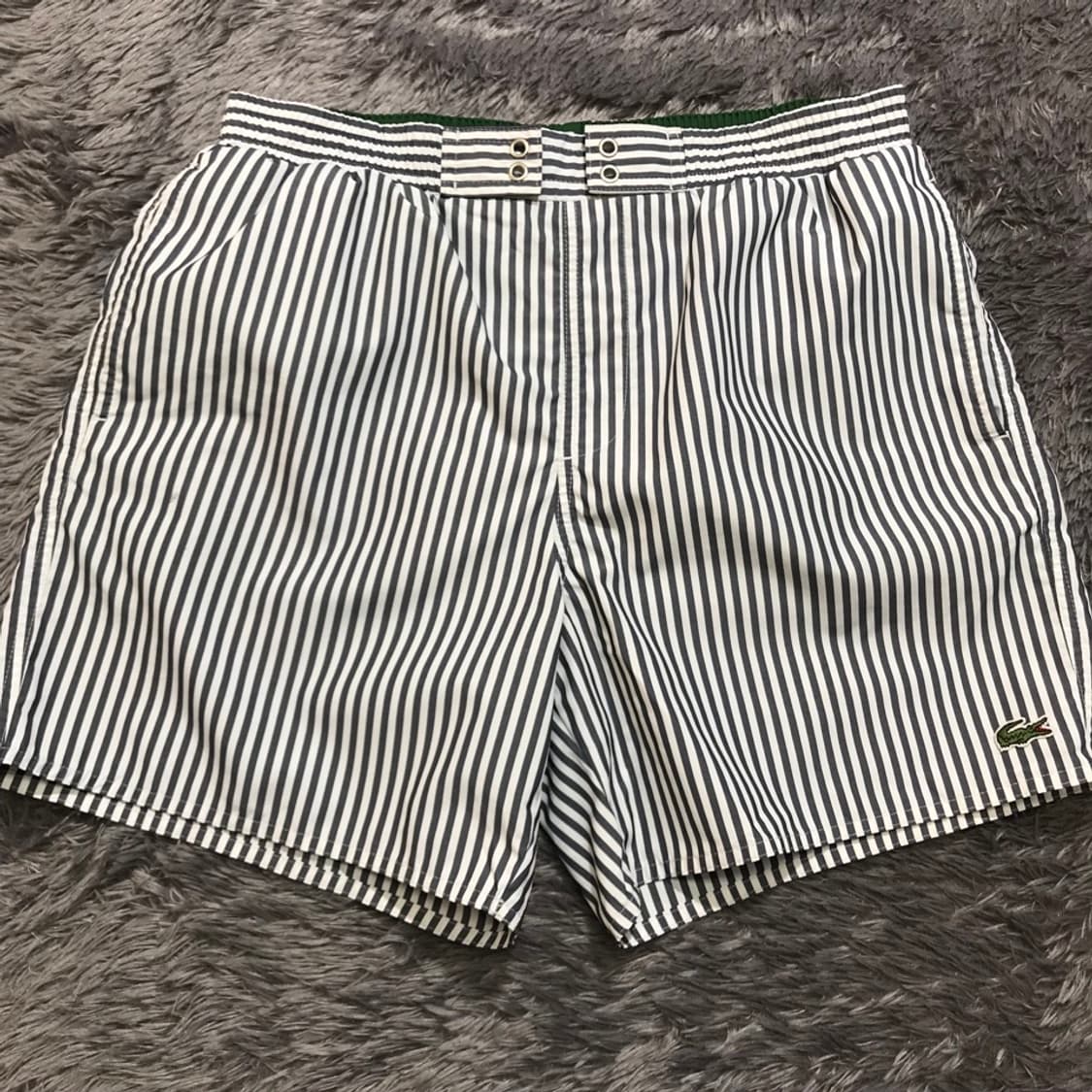 [[M,A급,24SS]라코스테(LACOSTE) 스트라이프 스윔팬츠p166 상품이미지2