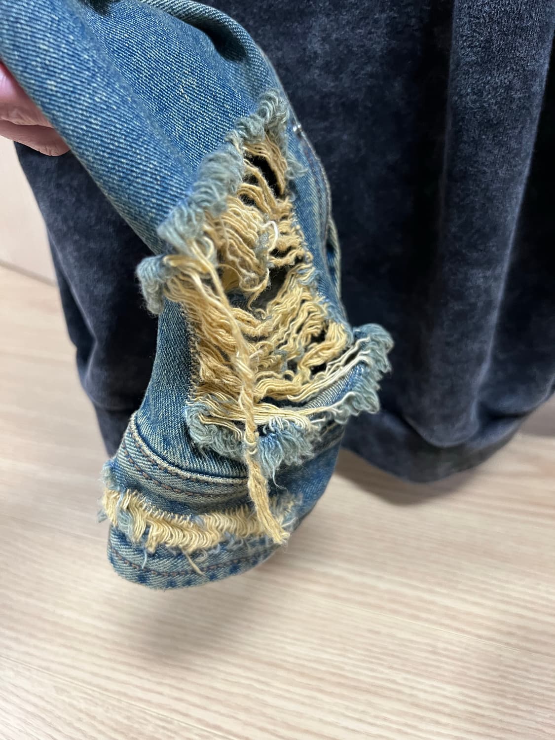 준지 / 23fw 컬렉션 디스레이어드 후드 / L 상품이미지3