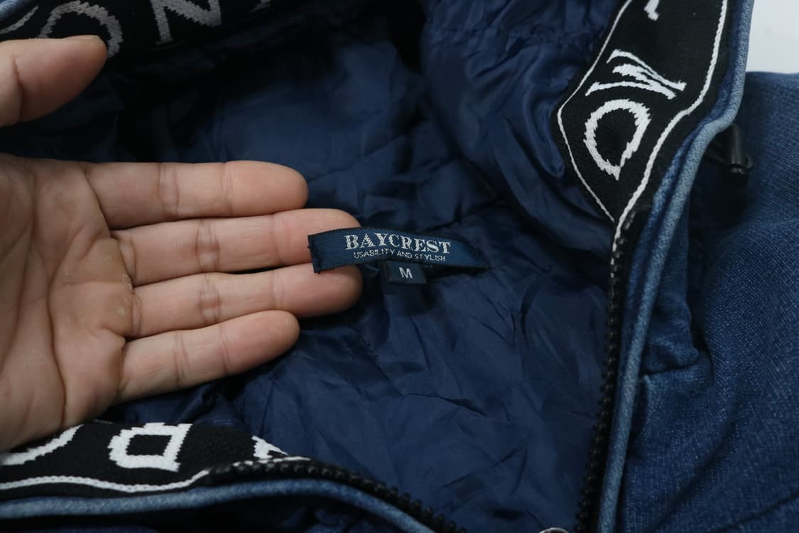 BAYCREST 인디고 데님 패딩 자켓 상품이미지6