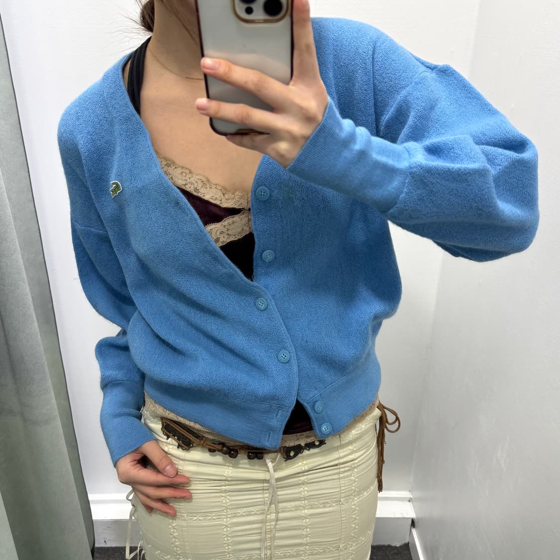 라코스테 블루 가디건 상품이미지3