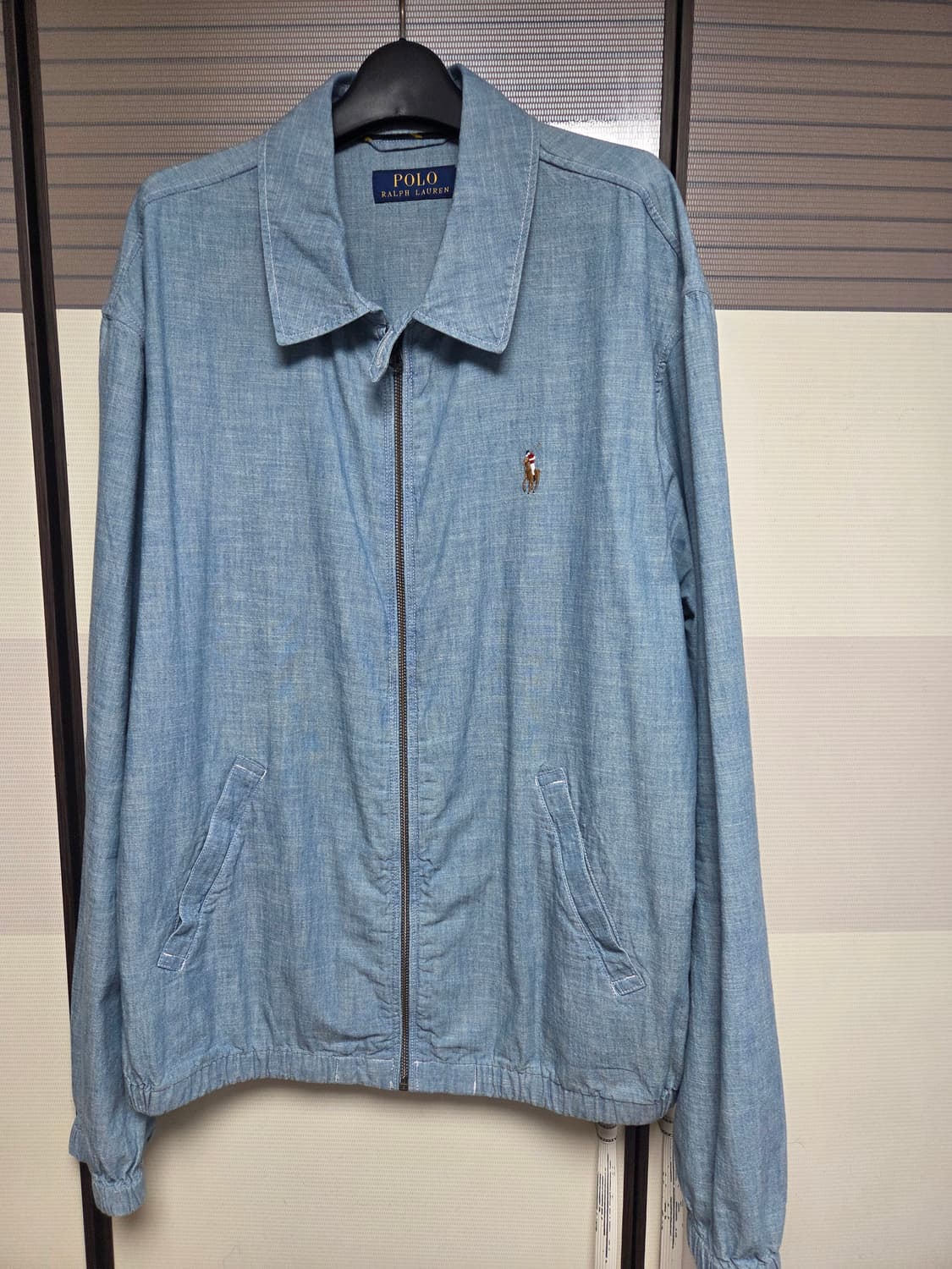 베이포트 인디고 샴브레이 재킷 상품이미지3