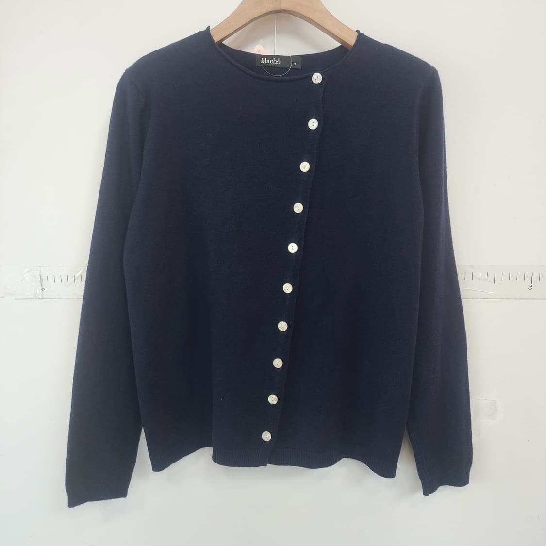 klache 네이비 가디건 상품이미지1
