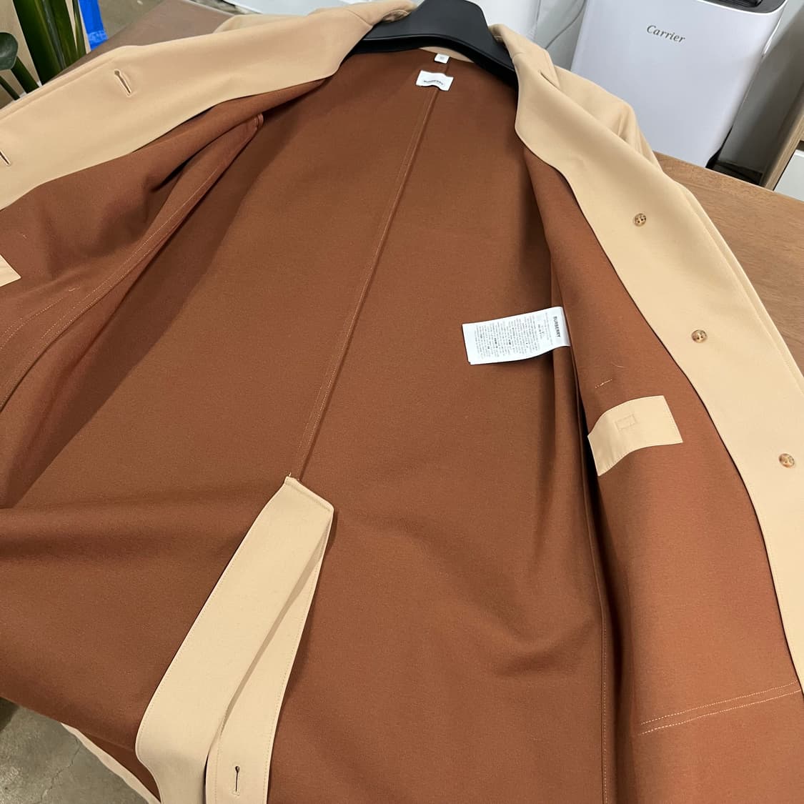 버버리 우먼 샤르담 레더트림 트렌치코트 Uk4 상품이미지7