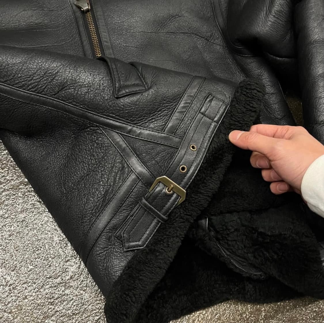 빈티지 b-3 무스탕 100-105 상품이미지5