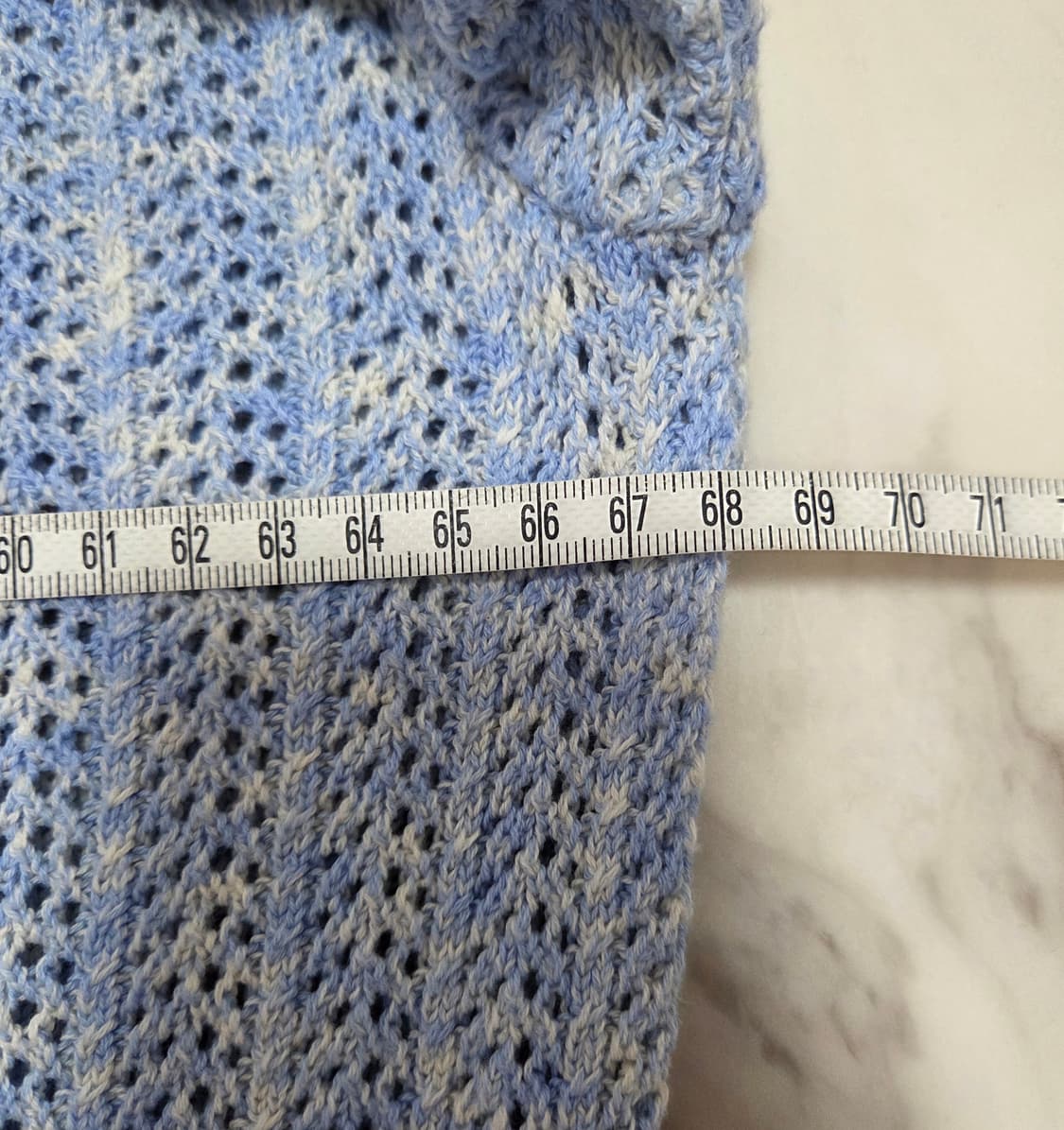 세터 내츄럴 메쉬드 니트 블루 상품이미지7