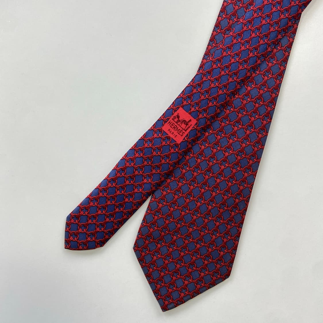 에르메스 명품 정품넥타이(HERMES)8.3cm 상품이미지3