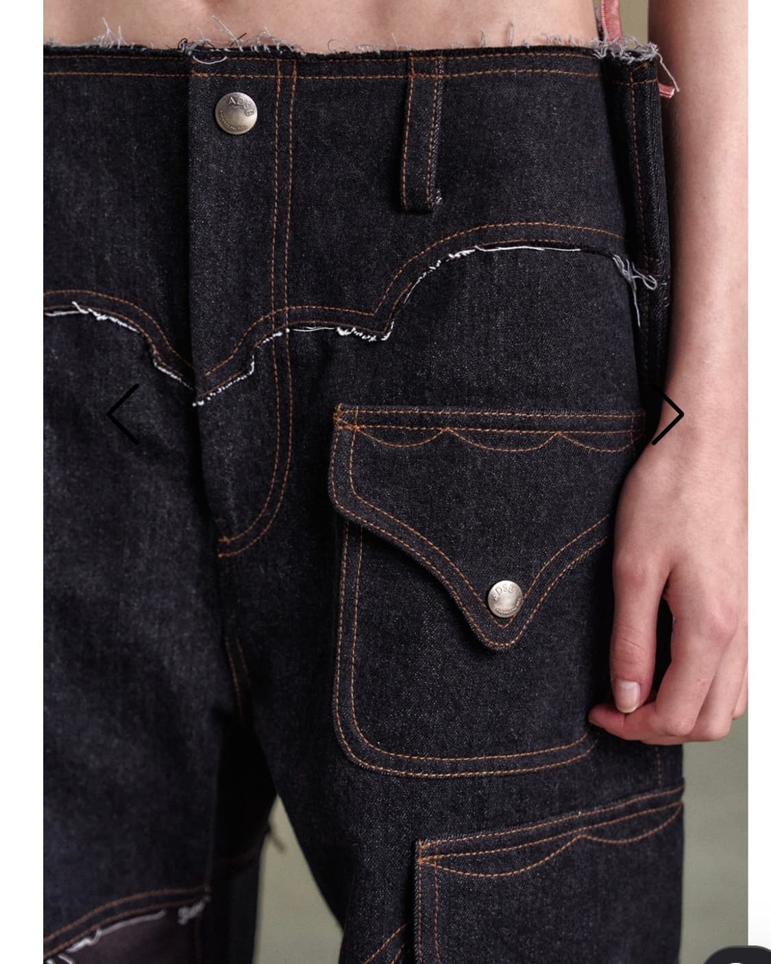 앤더슨벨 팬츠 DENIM SHEER CARGO PANTS 상품이미지5