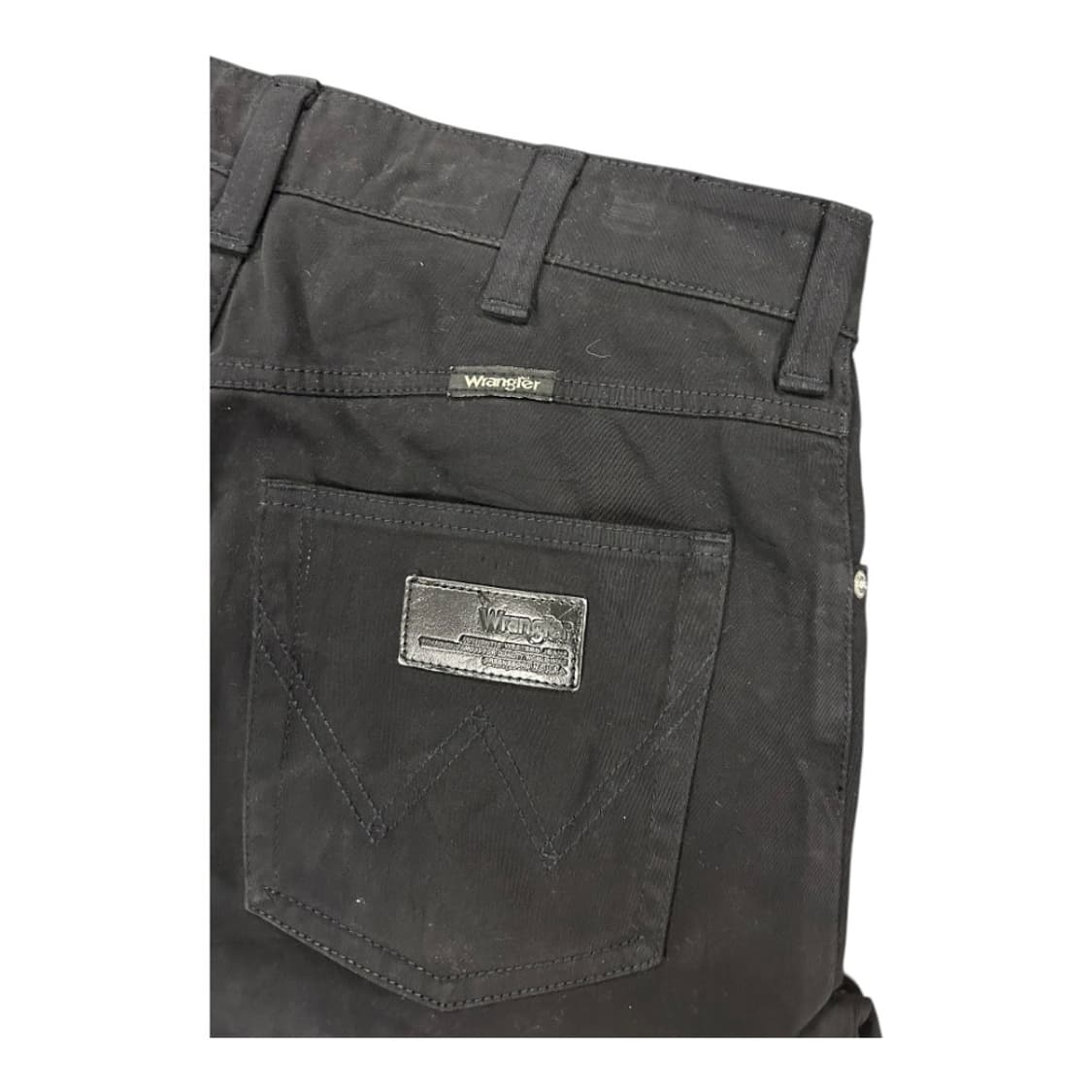 M-L) 랭글러 블랙 워싱 스트레이트 데님팬츠 BC-042 상품이미지3