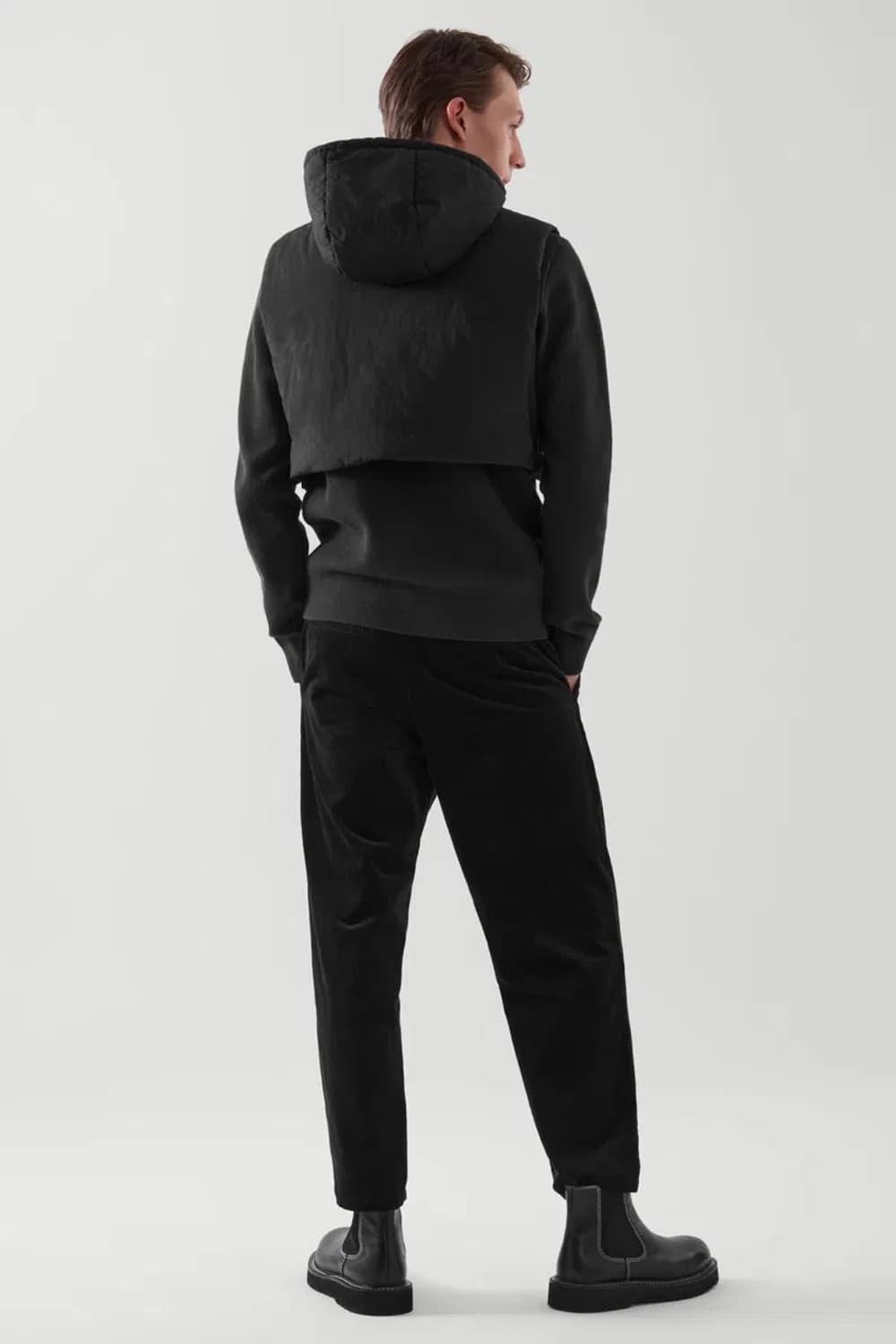 코스 COS 네이비 패디드 패딩 질레 베스트  상품이미지2