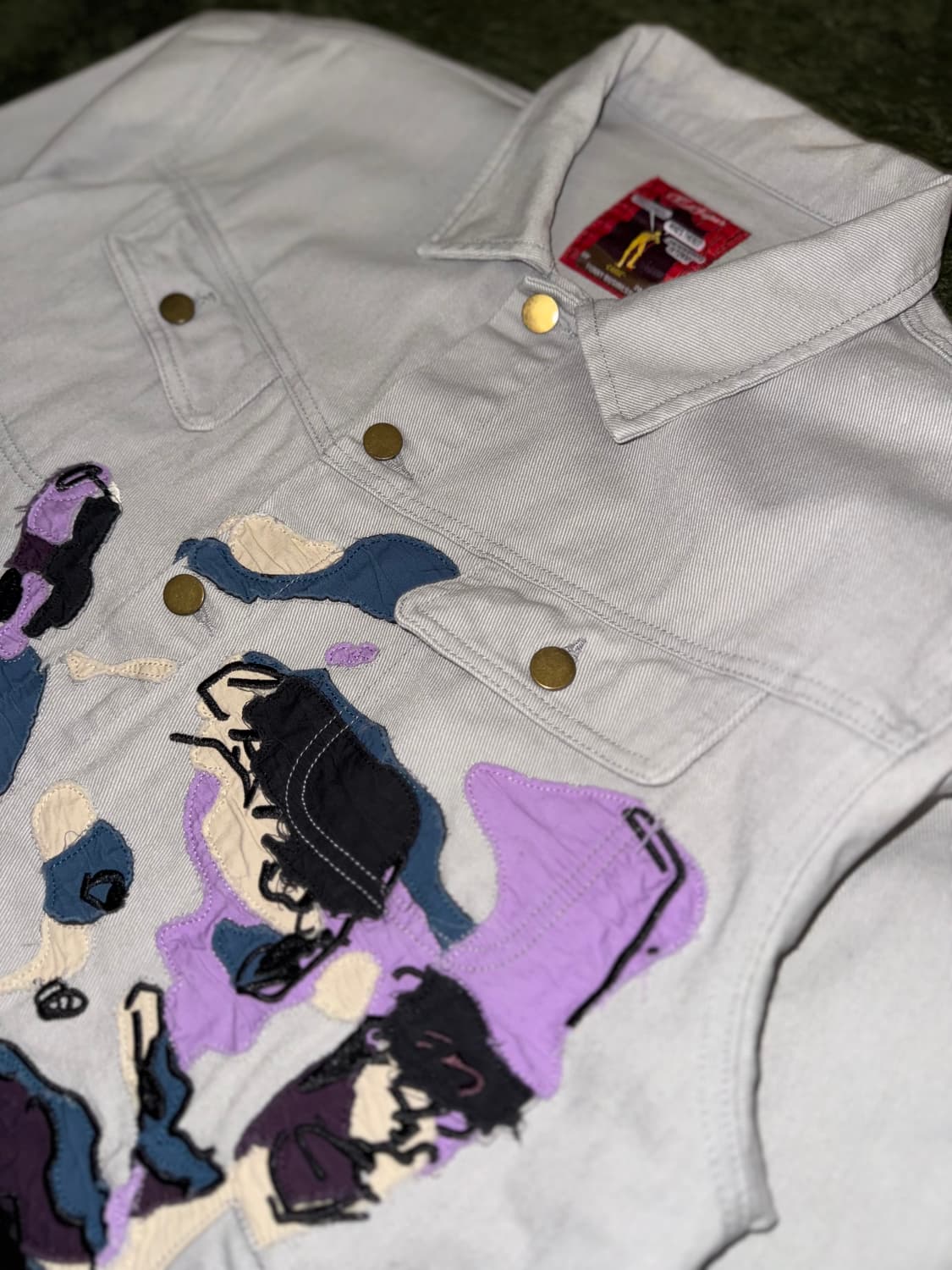 [L] KIDSUPER 키드슈퍼 23AW 엠브로이더리 트러커 자켓 상품이미지3