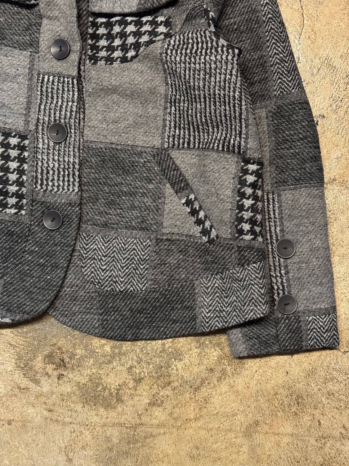 44-66 ) Khaki koji Shawl Collor Jacket 상품이미지7