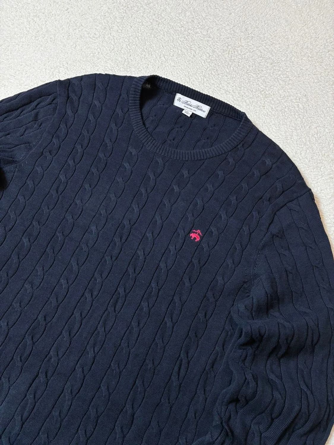 브룩스브라더스 22ss 아메리칸 캐쥬얼 꽈배기 니트 PN7341 상품이미지2