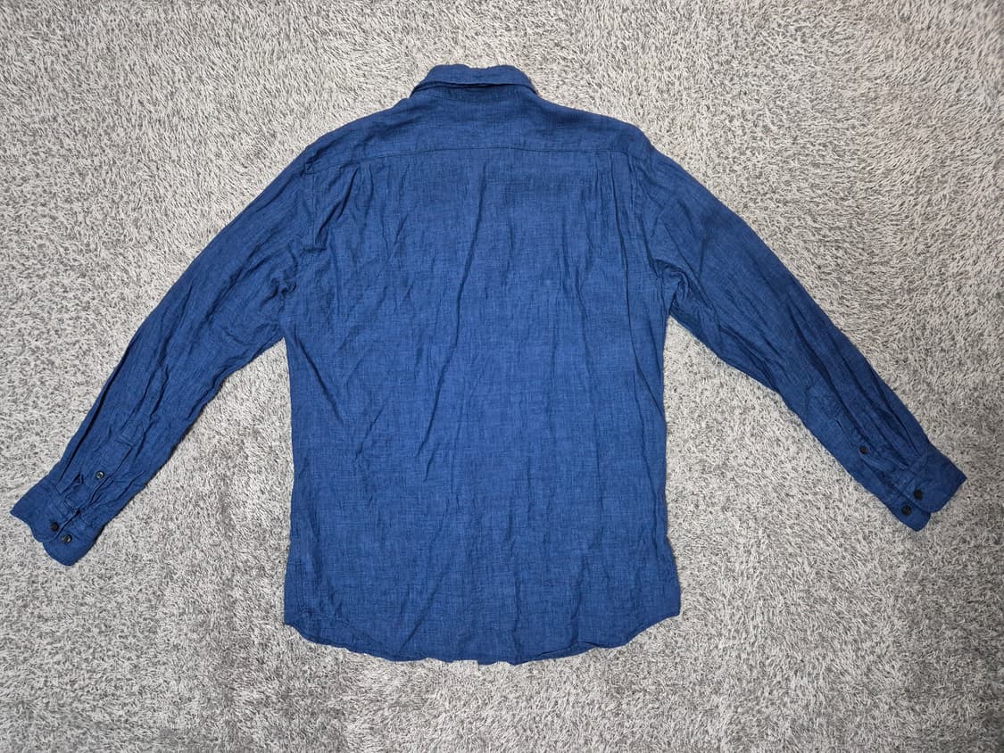 유니클로 남성 린넨 셔츠 L 상품이미지5