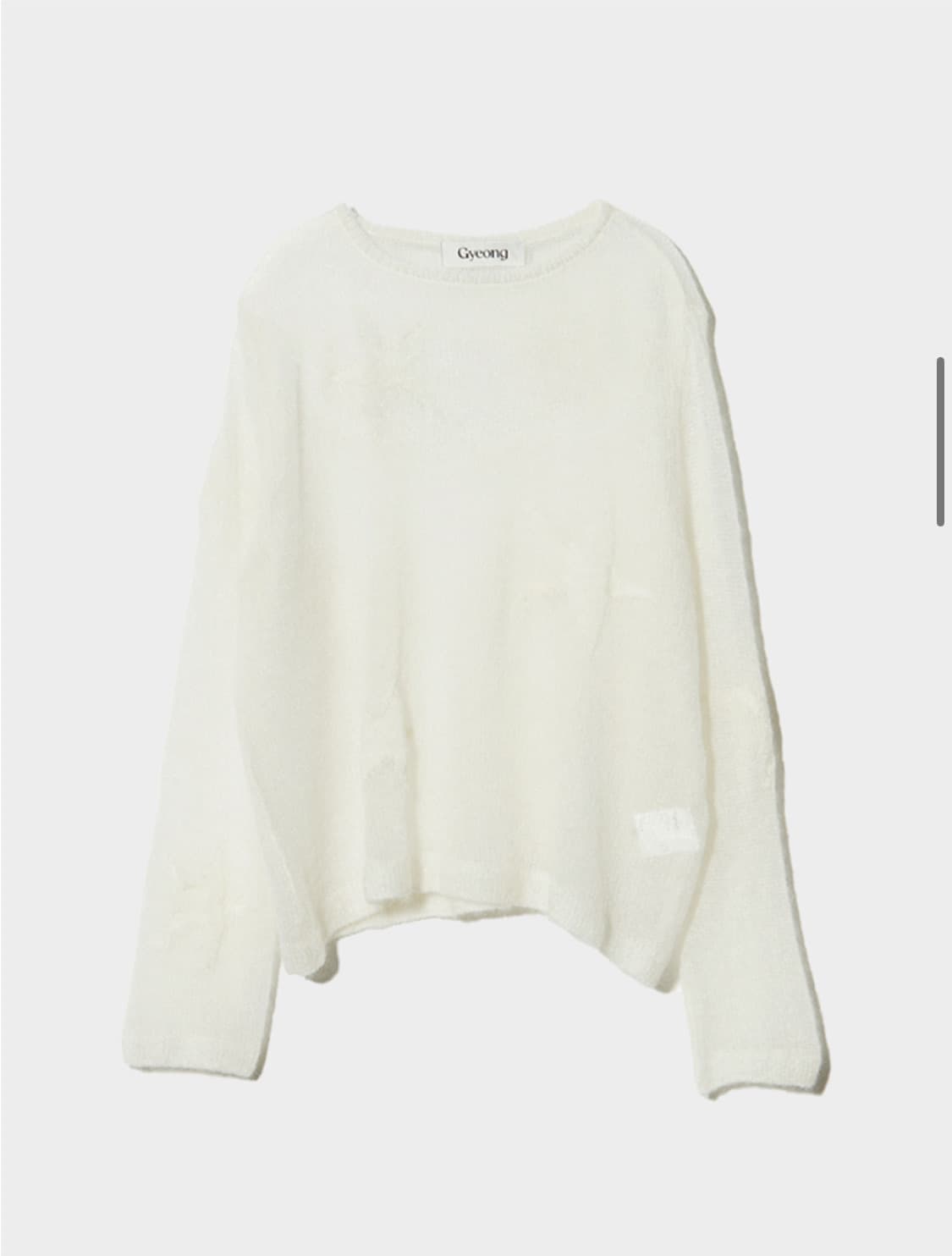 Gyeong 경 모헤어 별 니트 star mohair knit  상품이미지1