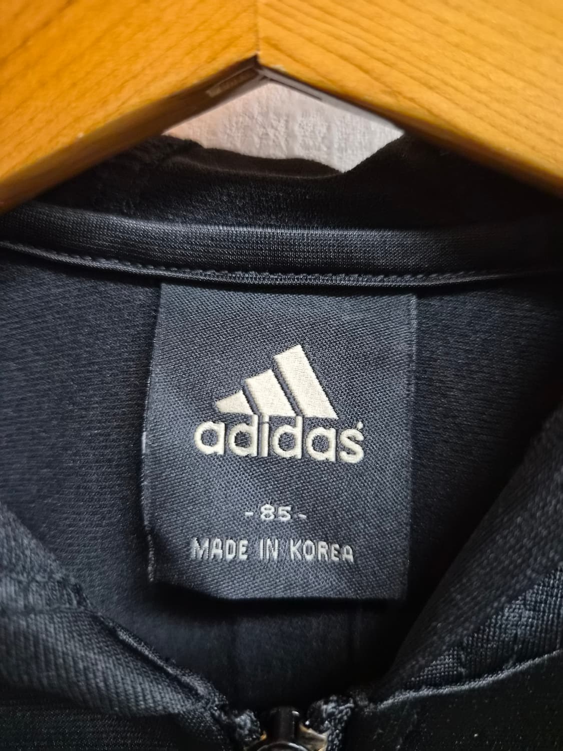 우언 85) 아디다스 메탈 골드 비즈 후드 집업 팝니다 상품이미지4