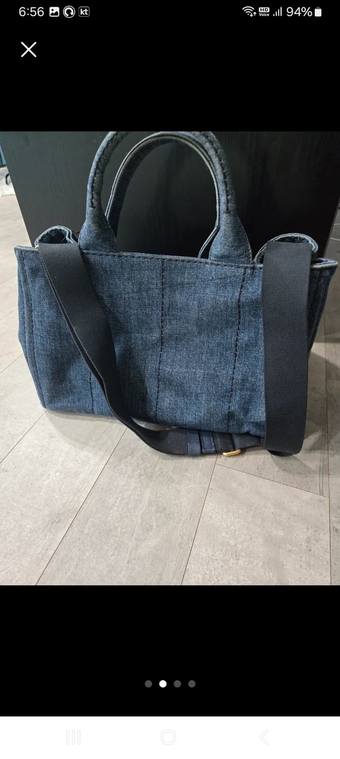 프라다 카나파데님 토트 /숄더백 B2642B 상품이미지2