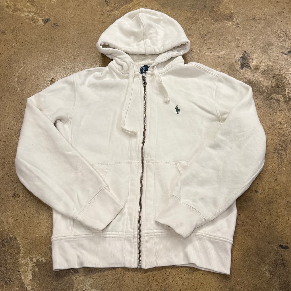 폴로 랄프로렌 화이트 후드집업 상품이미지2
