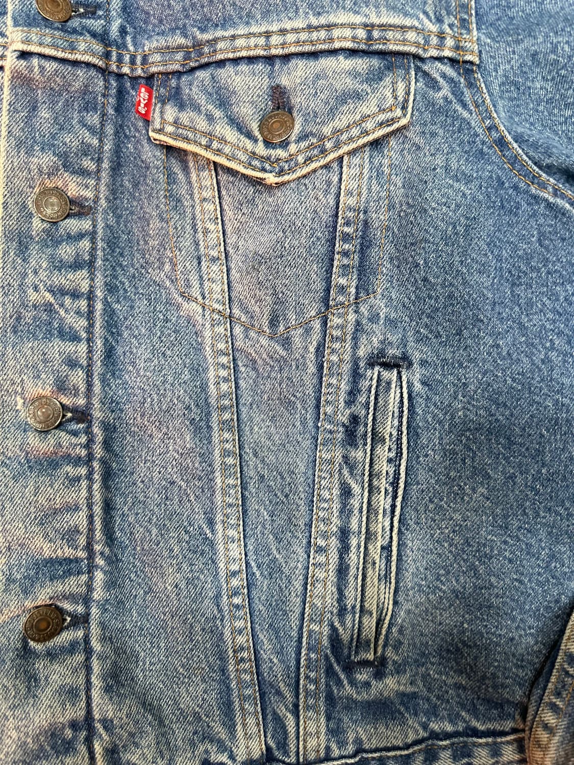 90s 리바이스 usa 70506-0316 데님 트러커 100사이즈 상품이미지4