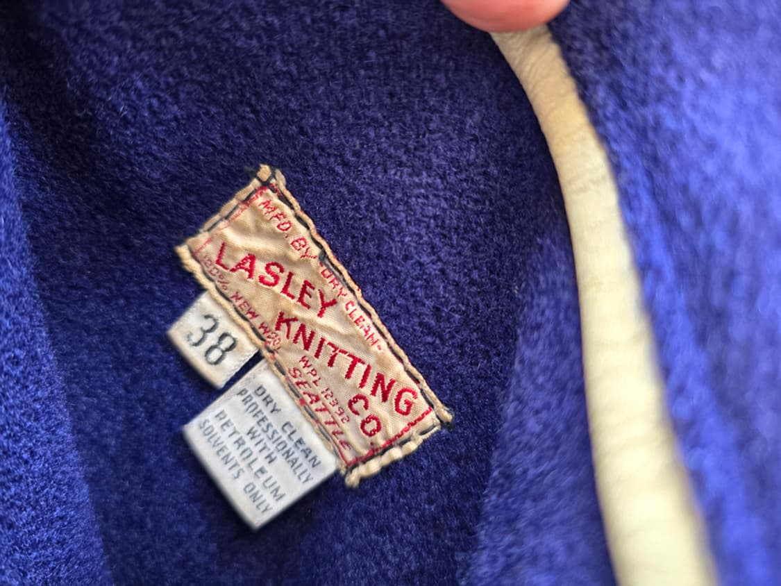 60-70s 라슬러 니팅 레터맨 바시티 (made in usa) 상품이미지6