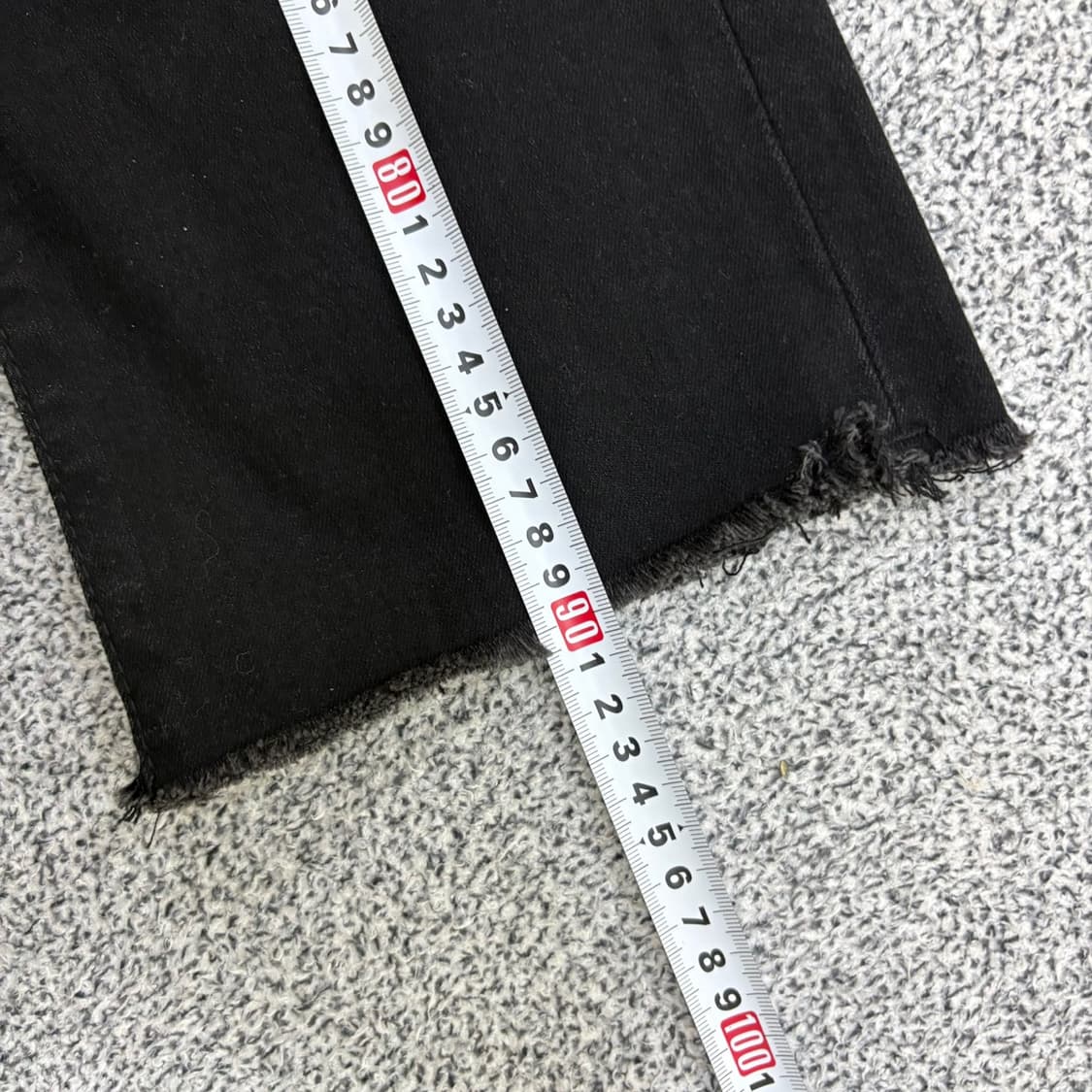 27 아크네스튜디오 블랙 흑청 데님 팬츠 0407J 상품이미지10