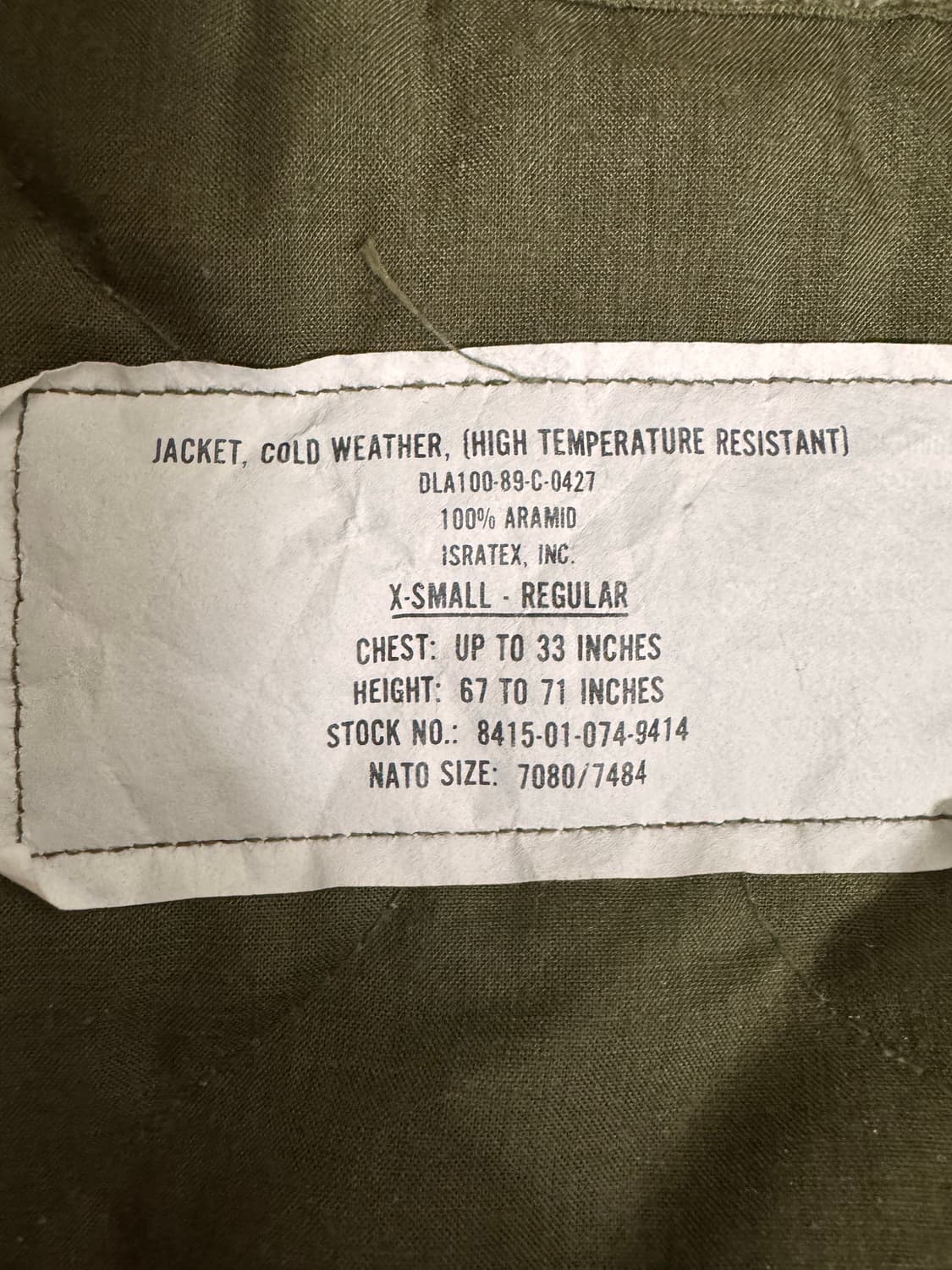 cvc 탱커자켓 xs-r size 상품이미지3