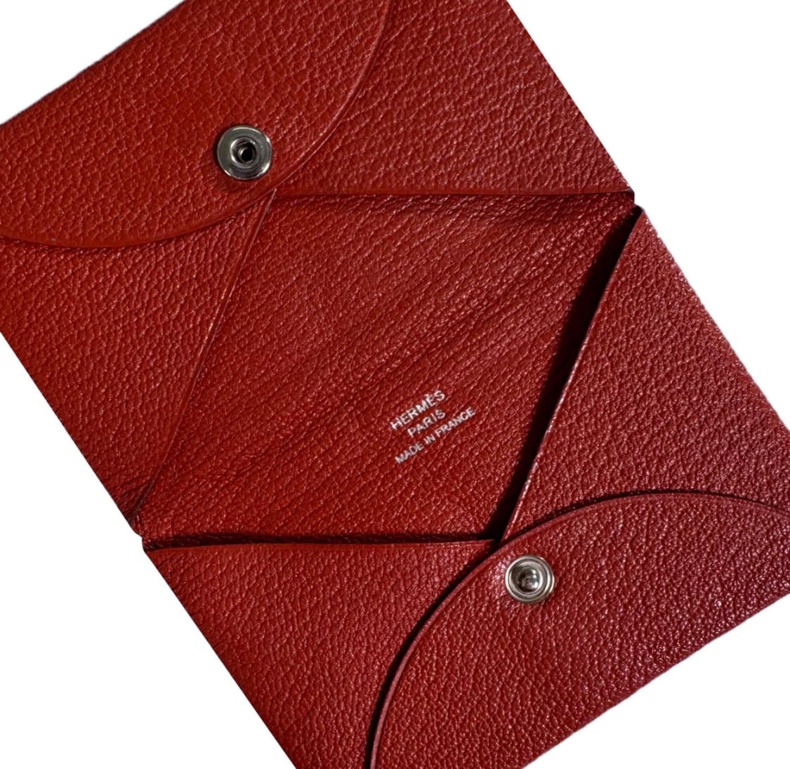 [OS] 에르메스 칼비 카드 홀더 명함 지갑 루즈 아쉬 상품이미지6