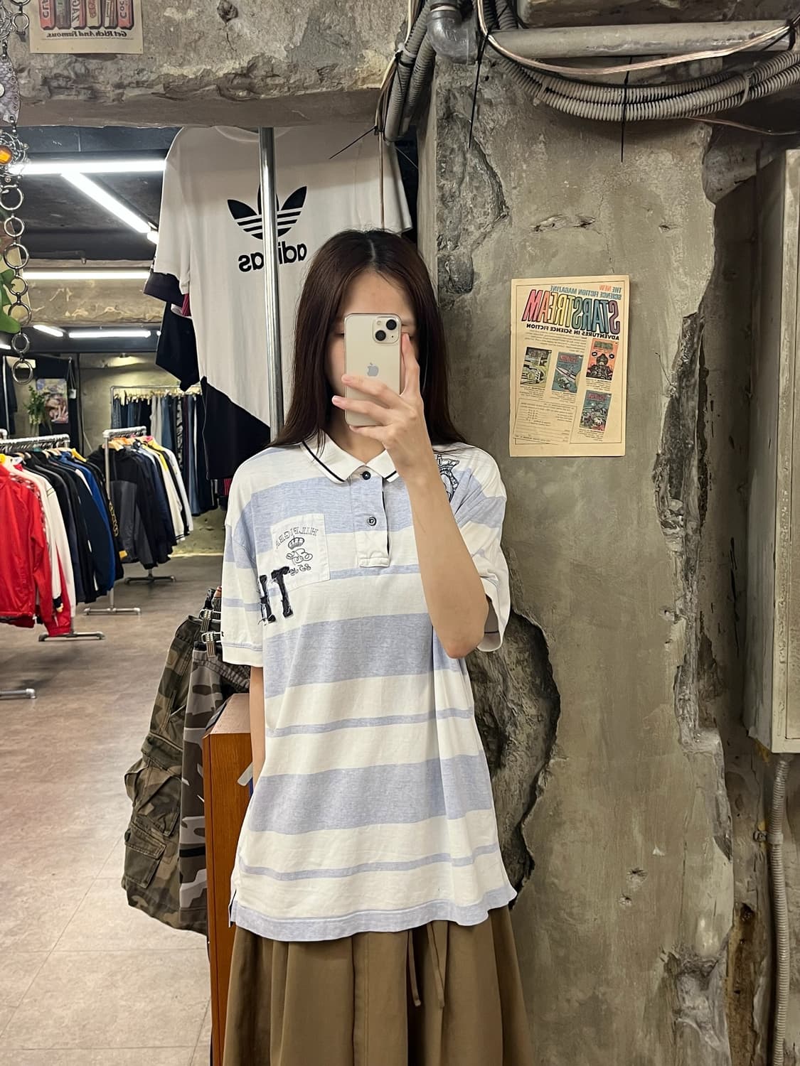 타미힐피거 반팔 카라티 블루 L #csz996 상품이미지2