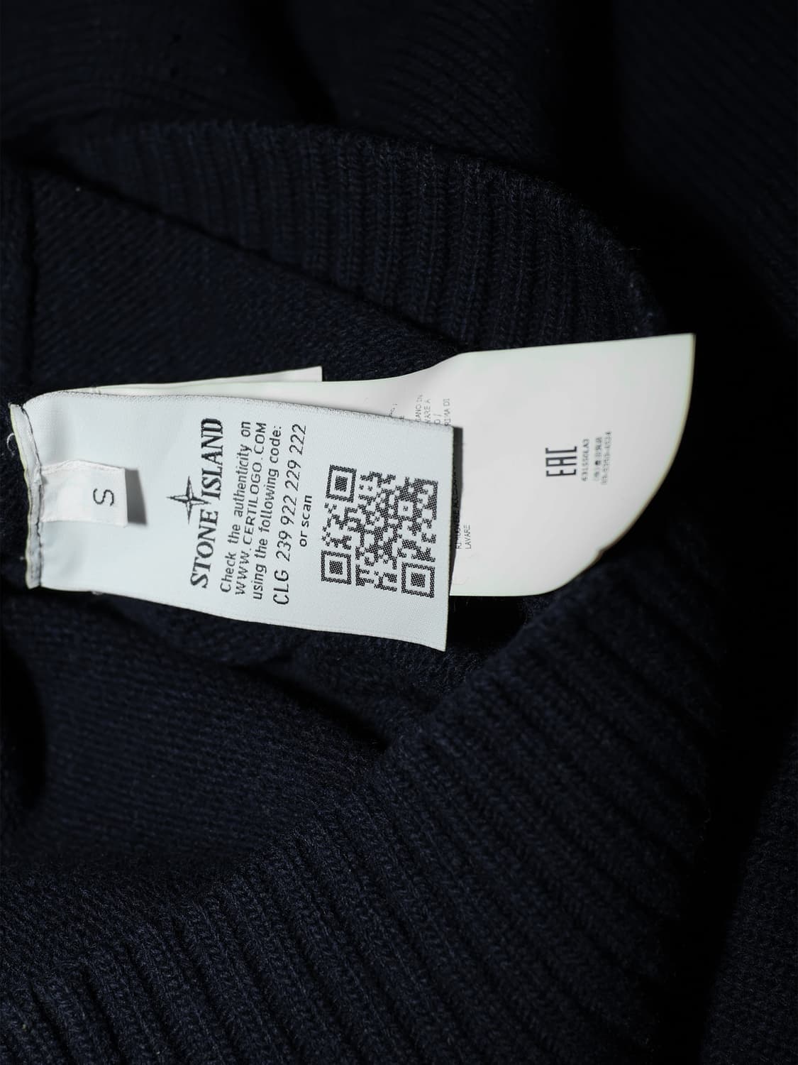 정품 스톤아일랜드 네이비 가디건 S 상품이미지5