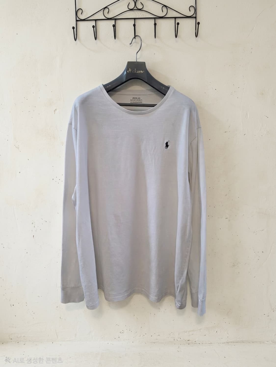 폴로 랄프로렌 화이트 롱슬리브 XXL 상품이미지1