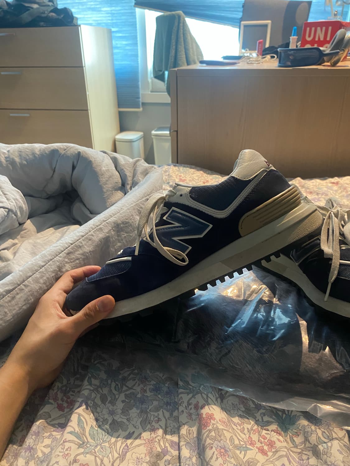 뉴발란스 574 레거시 네이비 급처 상품이미지8