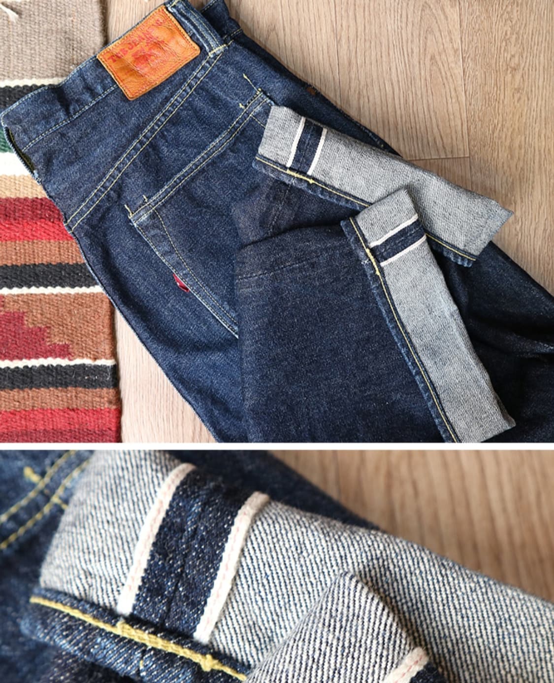 일본판 TCB JEANS 1944년 대전판 복각 셀비지 데님 상품이미지1