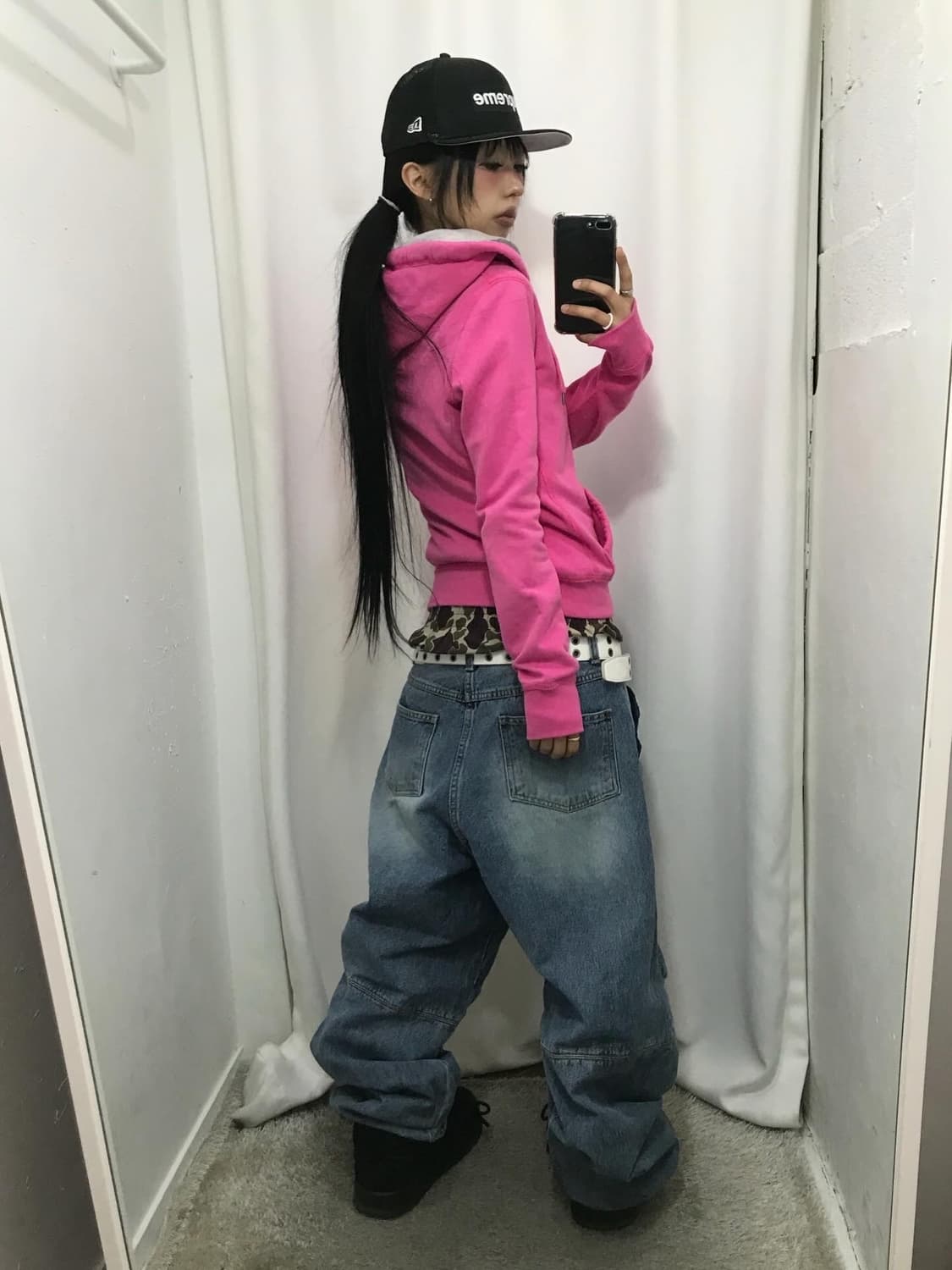 Abercrombie Pink Hood Zip-Up  상품이미지4