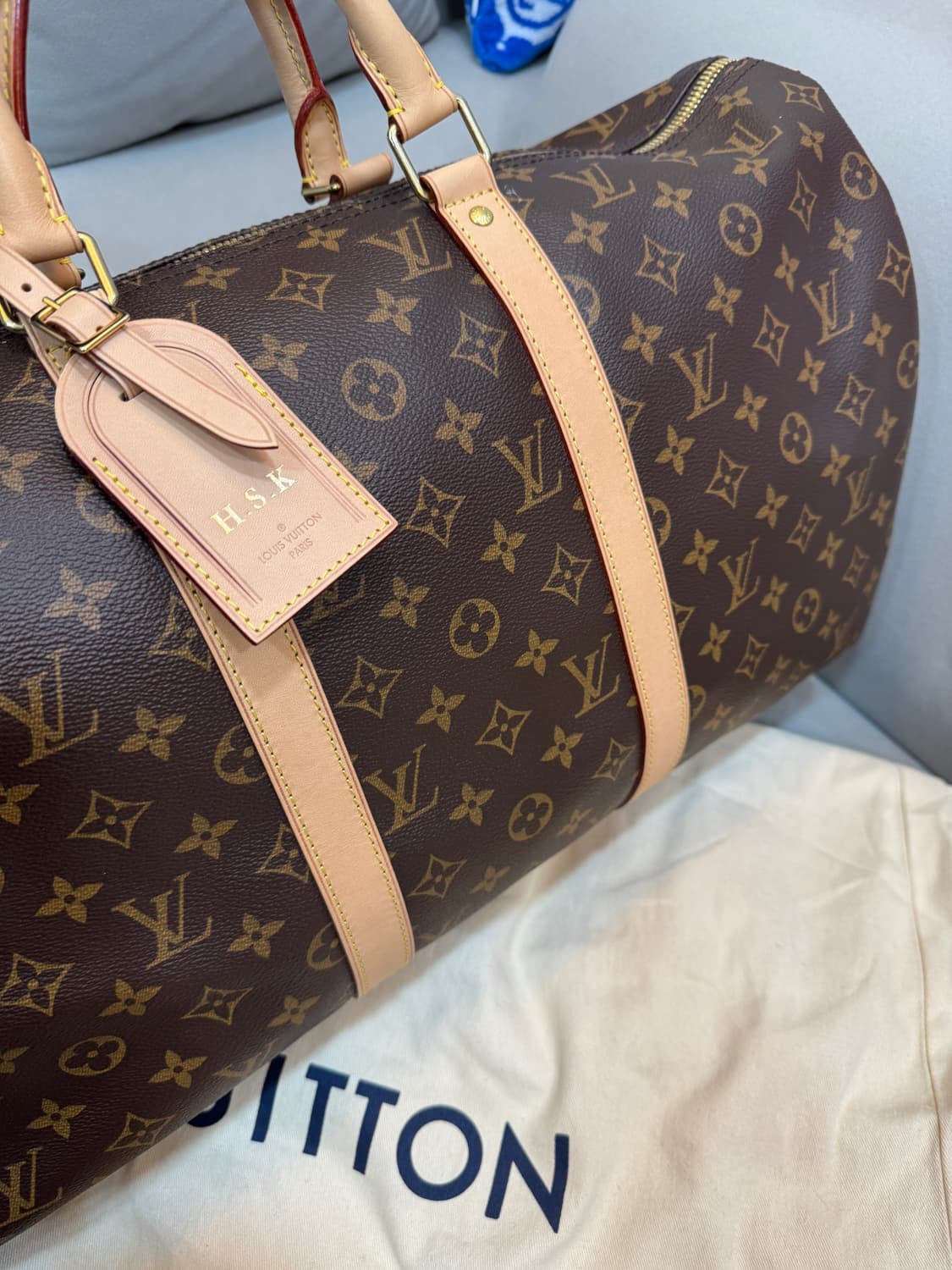 새상품급 루이비통 모노그램 키폴 50  상품이미지2