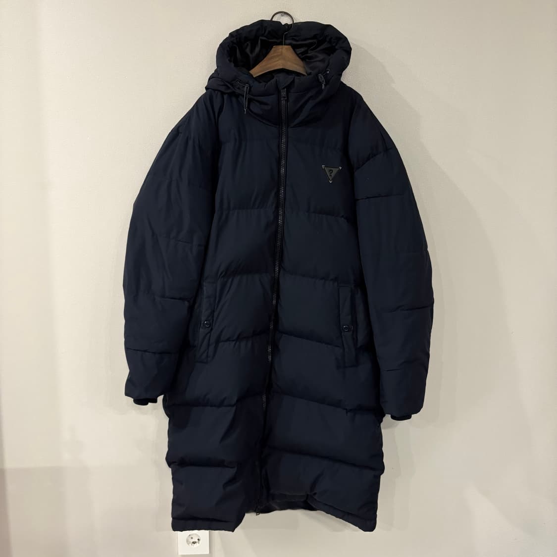 게스 네이비 롱패딩 남성용 100(L) 상품이미지1