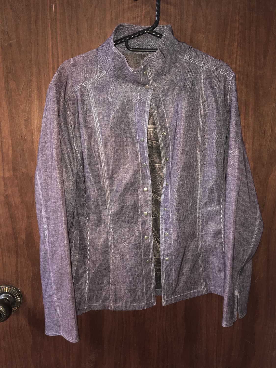 빈티지 퍼플 워싱 자켓 상품이미지2