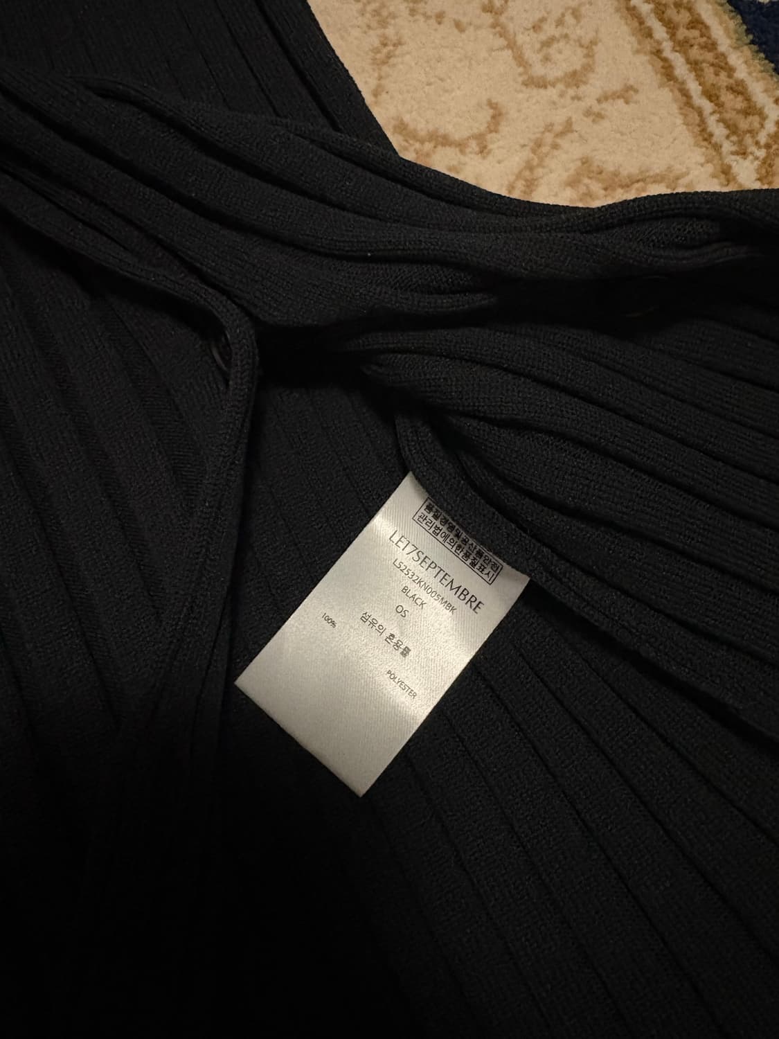 Le917 le17septembre 플리츠 반팔 가디건  상품이미지4