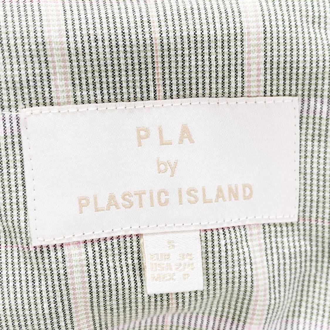 플라스틱아일랜드 여성면마 블레이져자켓 S 상품이미지4